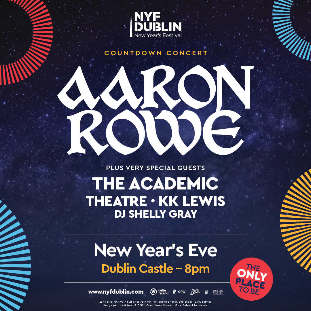 Aaron Rowe Dublin Castle New Years Countdown