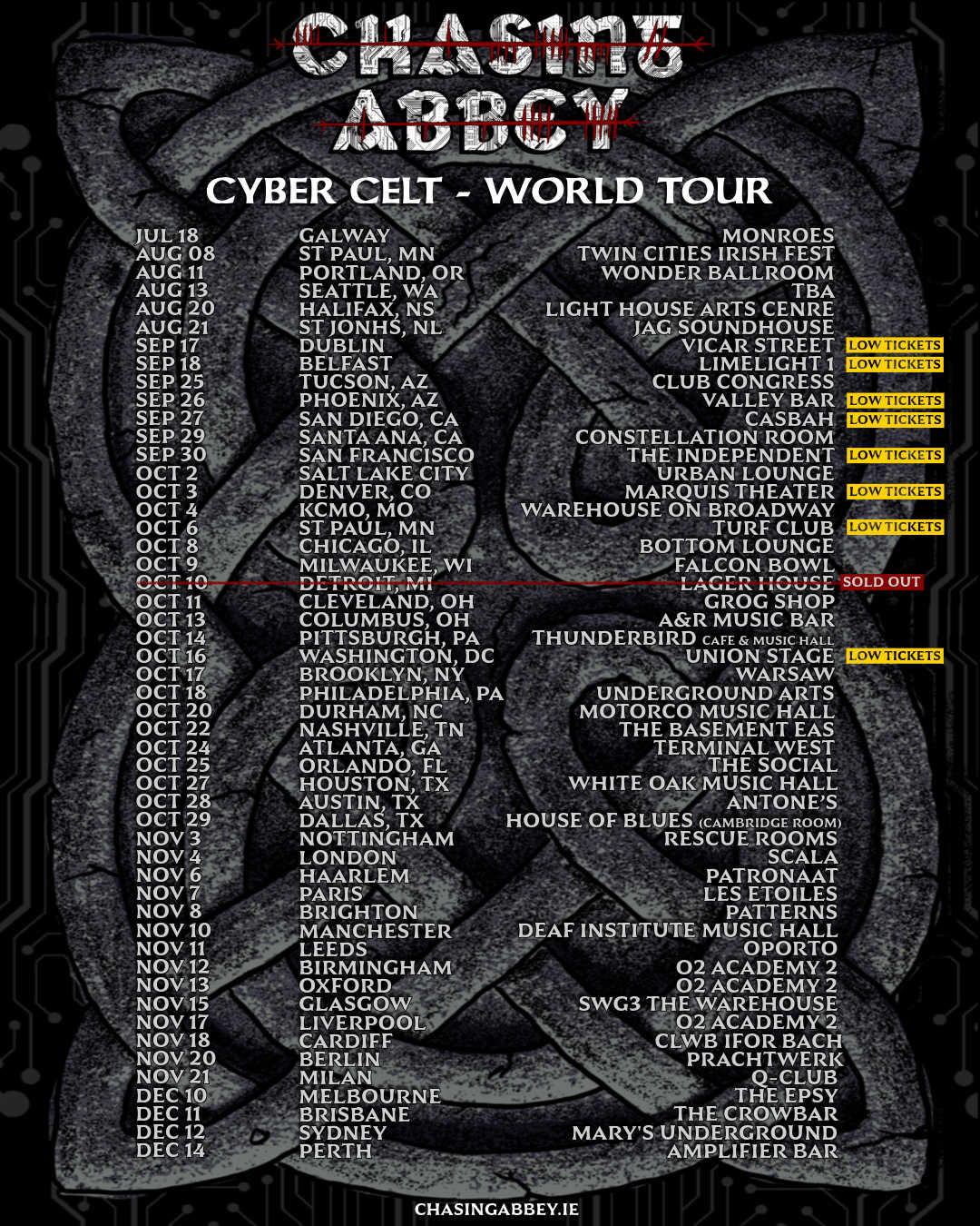 Chasing Abbey - World Tour